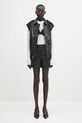Кожаный жилет Anine Bing Sonnie Vest A.01.10647 чёрный