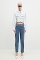 Хлопковая джинсовая куртка Fiorucci Confetti Dot Cropped Denim W02SPDJA308DN03DN08