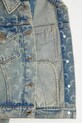 Джинсовая куртка Marine Serre Moon Laser Denim Cropped WJA041A.CDEN0003