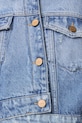 Îmbrăcăminte AllSaints geaca jeans AKI CROSSOVER W007OC albastru