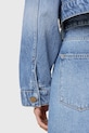 AllSaints geaca jeans AKI CROSSOVER albastru W007OC