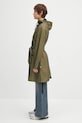 Rains kurtka Curve Long Jacket W3 18130.105 zielony SS25