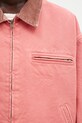 Βαμβακερό μπουφάν AMBUSH Cropped Canvas Work Jacket 12115367 ροζ
