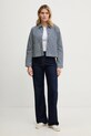 Džínová bunda A.P.C. Veste Frida COHHG.F32006 modrá SS25