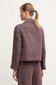 Odzież Pedro del Hierro kurtka z domieszką lnu 6759177 brązowy