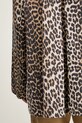 Μπουφάν GANNI Printed Canvas Midi W0391