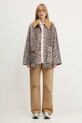 Μπουφάν GANNI Printed Canvas Midi W0391