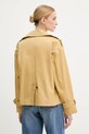 Îmbrăcăminte Sisley jachetă de bumbac 227YLN05Q galben