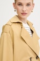 Bombažna jakna Sisley rumena 227YLN05Q