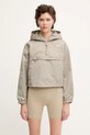Sporty & Rich kurtka Sr Runner Nylon Quarter Zip pozostałe beżowy OW026622139GY15