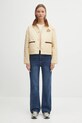 Sporty & Rich kurtka H&W Crest Nylon Cropped Quilted OW027620241CR01