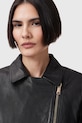 Одяг Шкіряна куртка AllSaints VELA W089LB чорний