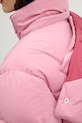 Páperová bunda Tommy Jeans DW0DW21624 ružová