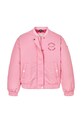 Детская куртка-бомбер Tommy Hilfiger KG0KG08312.128.176.PPYA розовый SS25