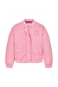 Παιδικό μπουφάν bomber Tommy Hilfiger KG0KG08312.128.176.PPYA ροζ SS25