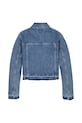 Tommy Hilfiger kurtka jeansowa dziecięca KG0KG08309.PPYA niebieski SS25