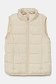 EA7 Emporio Armani gilet da bambino foderato beige 8NFQ08.FNF8Z