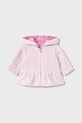 Дівчинка Двостороння дитяча куртка Mayoral Newborn 1479.2P.Newborn.PPYH рожевий