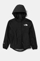 The North Face geaca de ploaie copii ANTORA RAIN JACKET cu captuseala negru NF0A8A49KX71