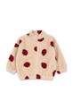 Konges Sløjd kurtka bomber dziecięca JODY TEDDY JACKET GRS bez kaptura beżowy KS102308