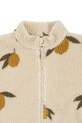 Konges Sløjd geacă bomber pentru copii JODY TEDDY JACKET GRS bej KS102308