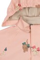 Konges Sløjd kombinezon i kurtka dziecięca RAINY PALME SET GIRL KS102312 różowy SS25