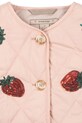Dziewczynka Konges Sløjd kurtka dziecięca FLORA JACKET KS102812 różowy