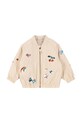 Dětská bomber bunda Konges Sløjd JUNO SEQUIN BOMBER JACKET přechodné béžová KS103009