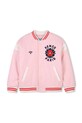 Дитяча куртка-бомбер Kenzo Kids з підкладкою помаранчевий K60984.114.150