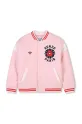 Kenzo Kids kurtka bomber wełniana dziecięca nieocieplane pomarańczowy K60984.156