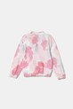 United Colors of Benetton hanorac de bumbac pentru copii 35UJG503S.P.Seasonal roz SS25