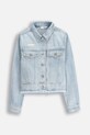 Coccodrillo geacă din denim WC5152301JCG albastru SS25