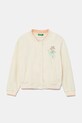 Παιδική μπλούζα United Colors of Benetton απλικέ μπεζ 32N4G503P.P.Seasonal