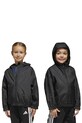Otroška jakna adidas S kapuco črna JC9441