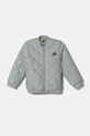 Dětská bunda adidas JC9442 šedá SS25