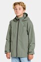 Didriksons geaca copii PIKO KIDS JACKET cu captuseala verde 505725