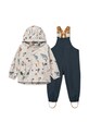 Dječji komplet Liewood Manu Rainwear Set Planet friendly mornarsko plava LW19910