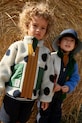 Dětská bunda Liewood Noam Pile Jacket přechodné béžová LW20017