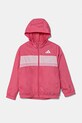 adidas kurtka dziecięca JD0025 różowy SS25