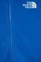 Chłopiec The North Face bluza polarowa dziecięca TEEN GLACIER F/Z HOODED JACKET NF0A8AZKT4S1 niebieski