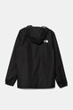 Dětská bunda The North Face TEEN ZIPLINE RAIN JACKET NF0A8B7ZJK31 černá SS25