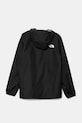 Dětská bunda The North Face TEEN ZIPLINE RAIN JACKET NF0A8B7ZJK31 černá SS25