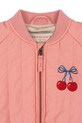 Konges Sløjd giacca bomber bambini JUNO BOMBER JACKET rosa KS102313