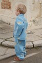 Дитяча джинсова куртка Konges Sløjd MAGOT JACKET GOTS без підкладки блакитний KS102441