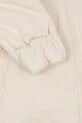 Chłopiec Konges Sløjd kombinezon niemowlęcy MINNA PADDED ONESIE KS102753 beżowy