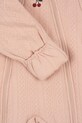 Chłopiec Konges Sløjd kombinezon niemowlęcy MINNA PADDED ONESIE KS102753 różowy