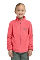 Detská mikina Jack Wolfskin TAUNUS JACKET K bez kapucne ružová 1609482.164.176