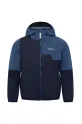 Dětská bunda Jack Wolfskin TURBULENCE HOODED JKT K A63683.164.176 námořnická modř SS25