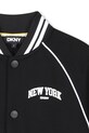 Παιδικό μπουφάν bomber Dkny μαύρο D62232.114.150