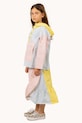 Παιδικό μπουφάν Tinycottons COLOR BLOCK JACKET SS25.250 μπλε